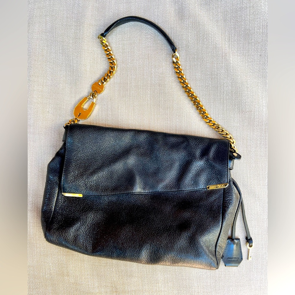 Jimmy Choo shoulder bag with gold-tone hardware